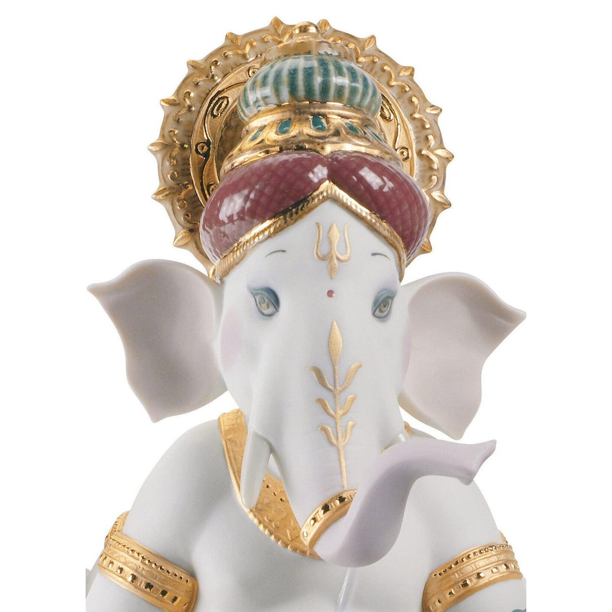 LLADRO' Figurina Ganesha con Veena Edizione Limitata 23x19cm Porcellana