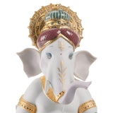 LLADRO' Figurina Ganesha con Veena Edizione Limitata 23x19cm Porcellana