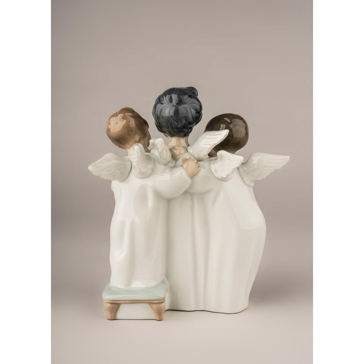 LLADRO' Figurina Coro di Angeli 18x12cm Porcellana