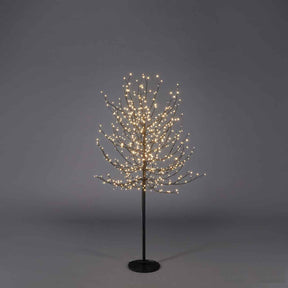 Faggio luminoso EDG in metallo nero 150 cm con 580 LED
