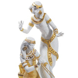 LLADRO' Figurina Ballerine Del Nilo Lustro Oro Edizione Limitata 51x32cm Porcellana