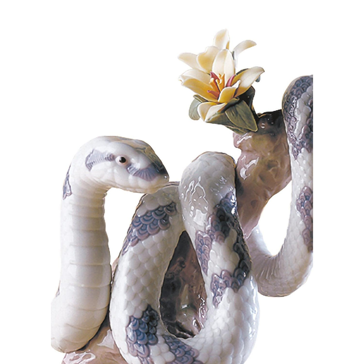 LLADRO' Figurina Il Serpente 19x18cm Porcellana