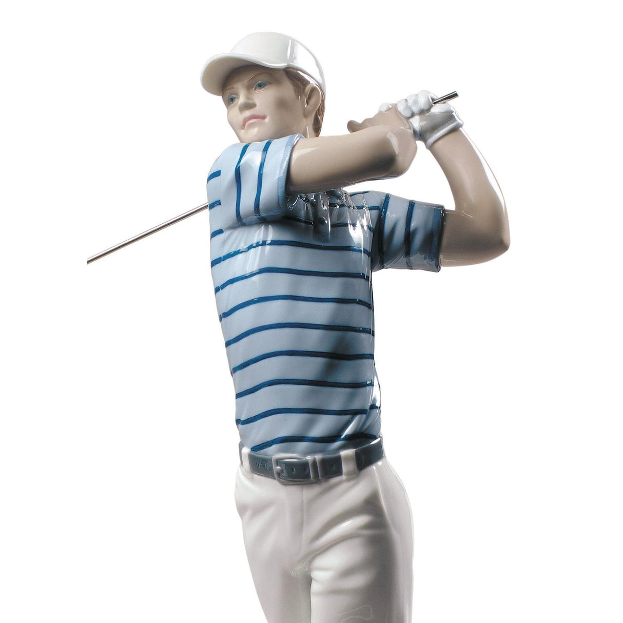 LLADRO' Figurina Campione di Golf 45x26cm Porcellana