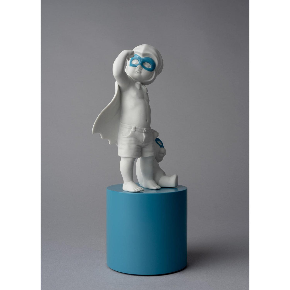 LLADRO' Figura Scultura Ho Super Poteri 32x15cm Porcellana