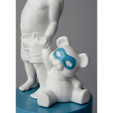 LLADRO' Figura Scultura Ho Super Poteri 32x15cm Porcellana