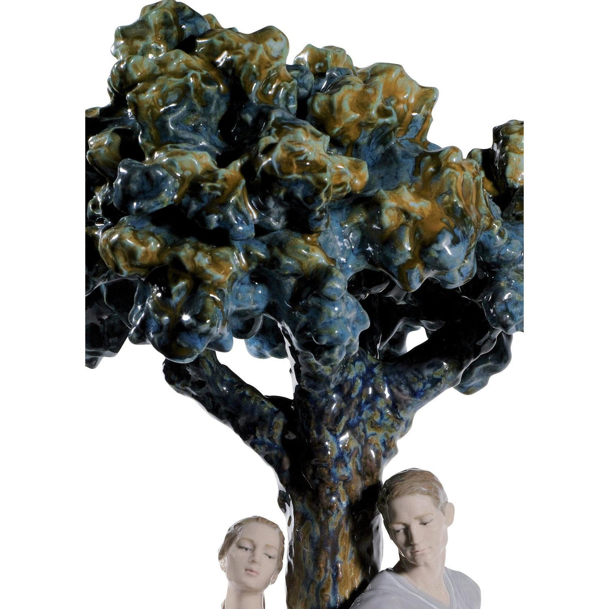 LLADRO' Figurina L'Albero Degli Innamorati 49x32cm Porcellana