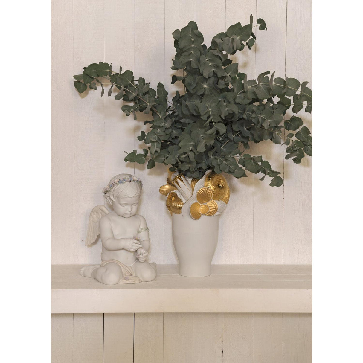 LLADRO' Figurina Angelo Cherubino Dell'Amore Edizione Limitata 36x28cm Porcellana