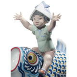 LLADRO' Figurina Festa Del Bimbo Edizione Limitata 27x18cm Porcellana