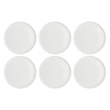 LA PORCELLANA BIANCA Essenziale Gourmet Set 6 Pezzi Piatto Teso Piano 26cm