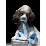 LLADRO' Figurina Cane Sono Impaziente! 13x12cm Porcellana