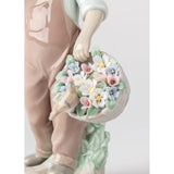 LLADRO' Figurina Bimbo Quanta Allegria! 21x12cm Porcellana