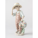 LLADRO' Figurina Bimbo Quanta Allegria! 21x12cm Porcellana