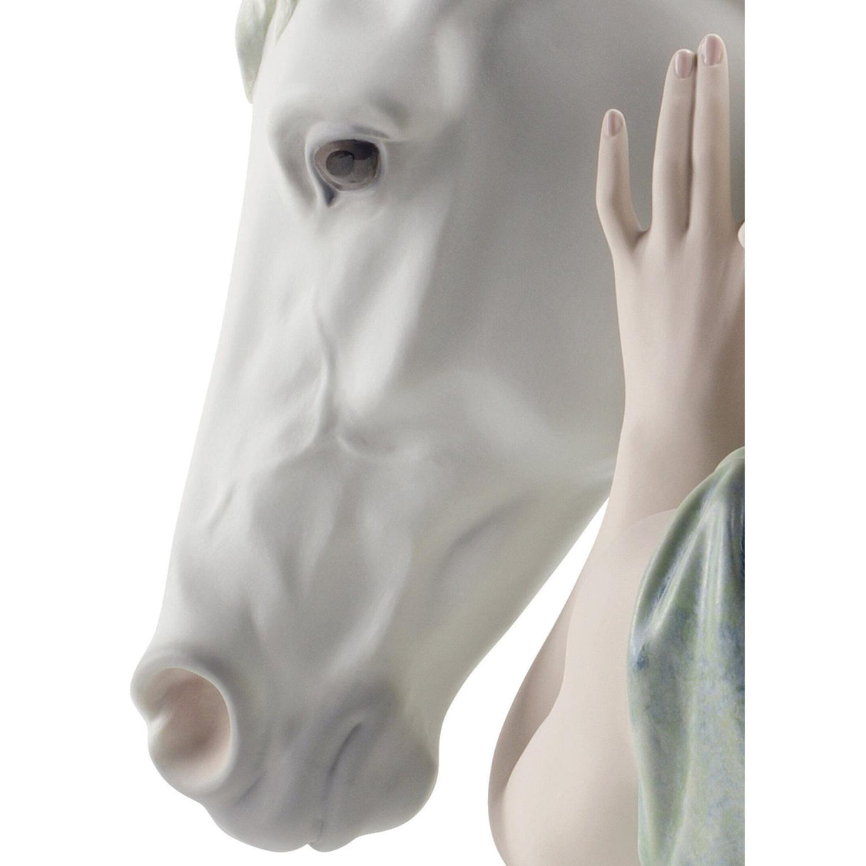 LLADRO' Figurina Donna Compagno Fedele Edizione Limitata 37x49cm Porcellana