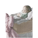 LLADRO' Figurina Bimba Un Regalo Dal Cielo 9x7cm Porcellana