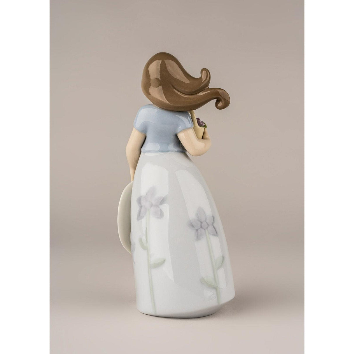 LLADRO' Figurina Bimba Piccola Viola 17x9cm Porcellana