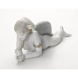 LLADRO' Figurina Angelo Bellissimo 13x42cm Porcellana