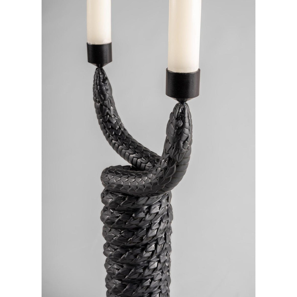 LLADRO' Candelabro Snakes 32x17cm Porcellana