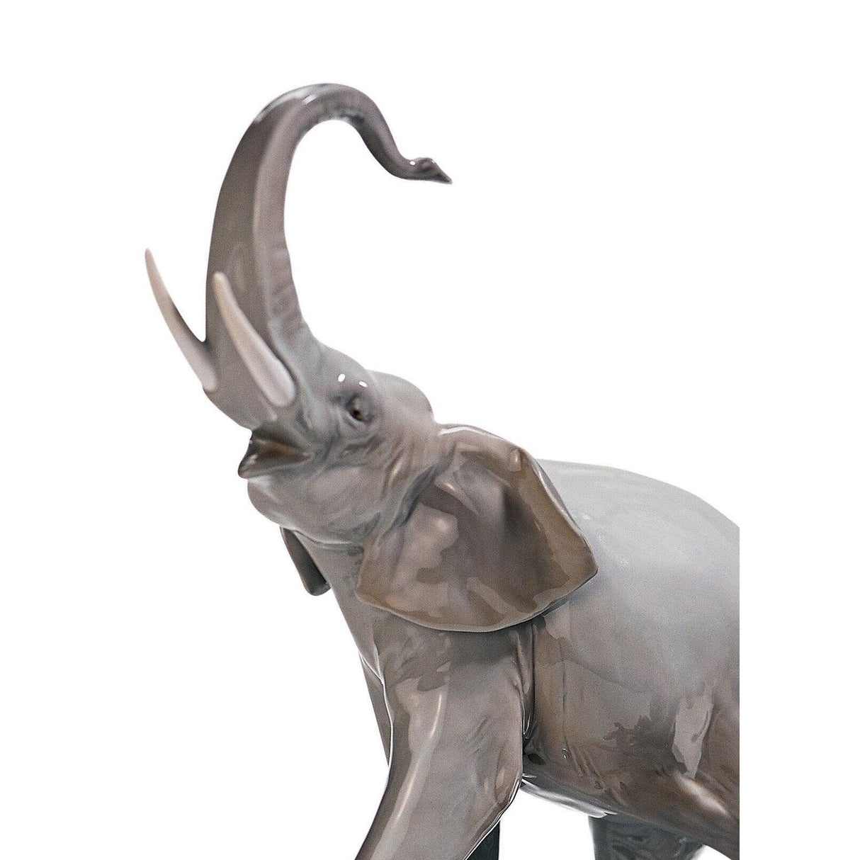 LLADRO' Figurina Elefanti 36x40cm Porcellana