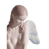 LLADRO' Figurina Angelo Bello 20x14cm Porcellana