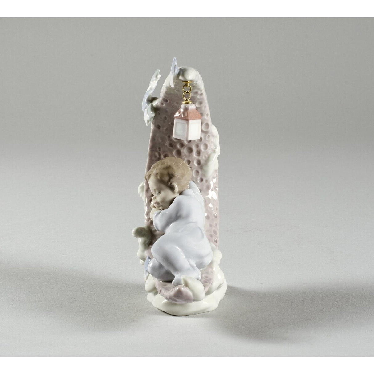 LLADRO' Figurina Sognando la Luna 18x15cm Porcellana