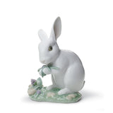LLADRO' Figurina Il Coniglio 15x10cm Porcellana