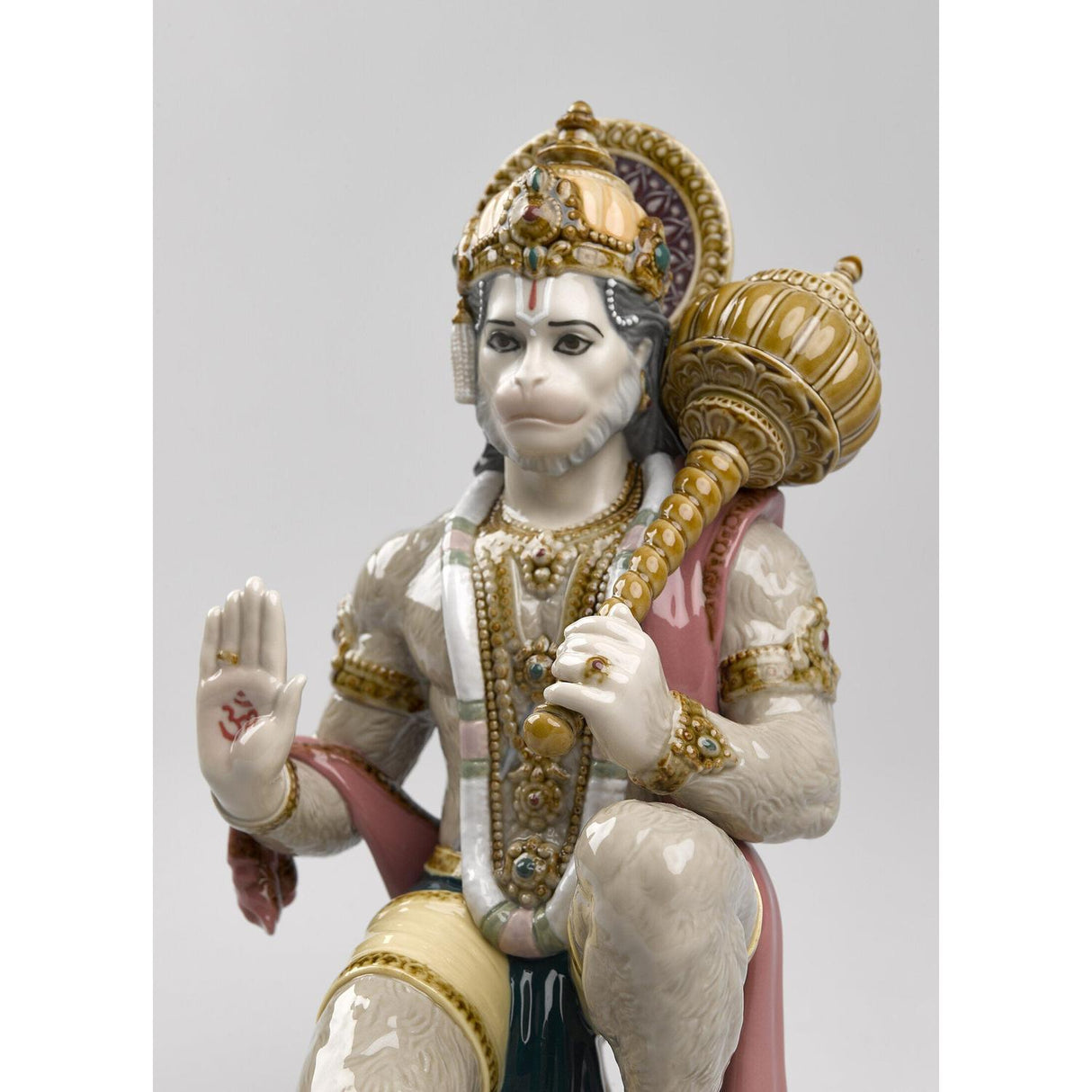 LLADRO' Figurina Hanuman 27x15cm Porcellana