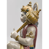 LLADRO' Figurina Hanuman 27x15cm Porcellana