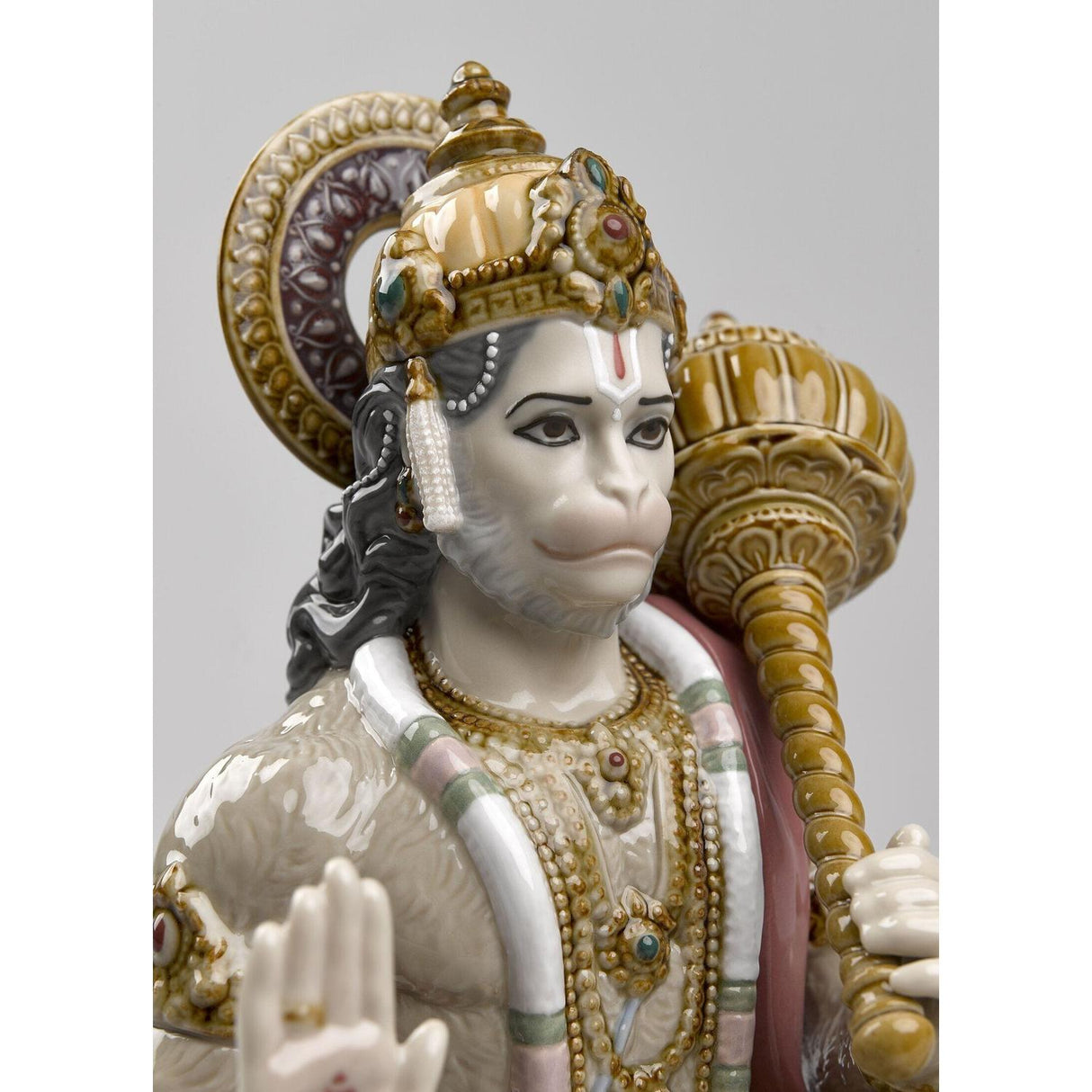 LLADRO' Figurina Hanuman 27x15cm Porcellana
