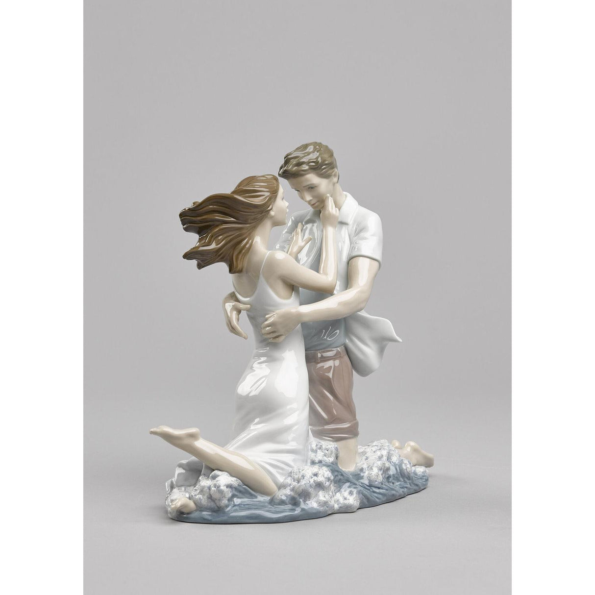 LLADRO' Figurina Coppia L'Ebbrezza Dell'Amore 31x33cm Porcellana