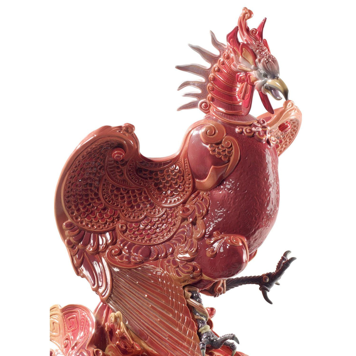 LLADRO' Scultura Rinascita Della Fenice Edizione Limitata 49x37cm Porcellana