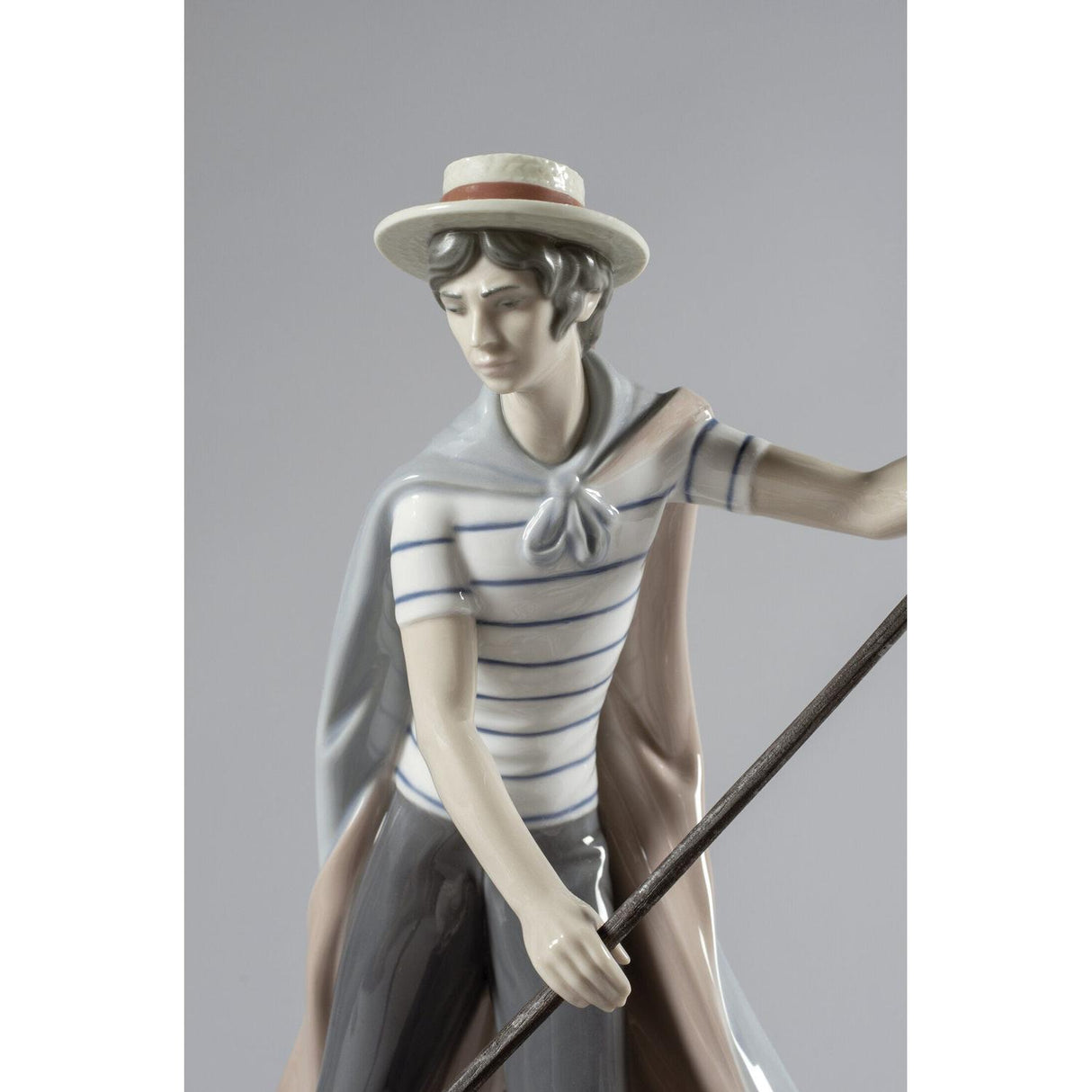 LLADRO' Scultura Coppia Gondola Edizione Numerata 45x76cm Porcellana
