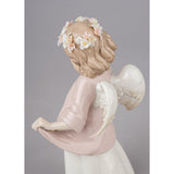 LLADRO' Figurina Angelo Le Mie Stelle Celestiali 19x12cm Porcellana