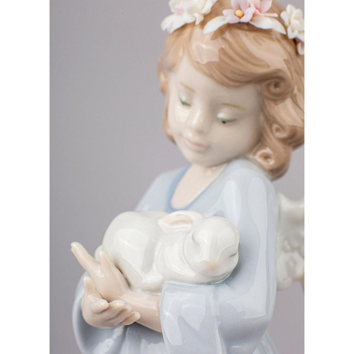 LLADRO' Figurina Angelo Amore Celestiale 18x8cm Porcellana