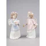 LLADRO' Figurina Angelo Amore Celestiale 18x8cm Porcellana