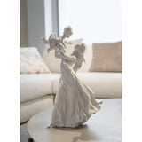 LLADRO' Figurina Madre Il Mio Bellissimo BebE' Bianco Mate 46x29cm Porcellana