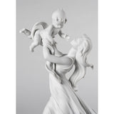 LLADRO' Figurina Madre Il Mio Bellissimo BebE' Bianco Mate 46x29cm Porcellana