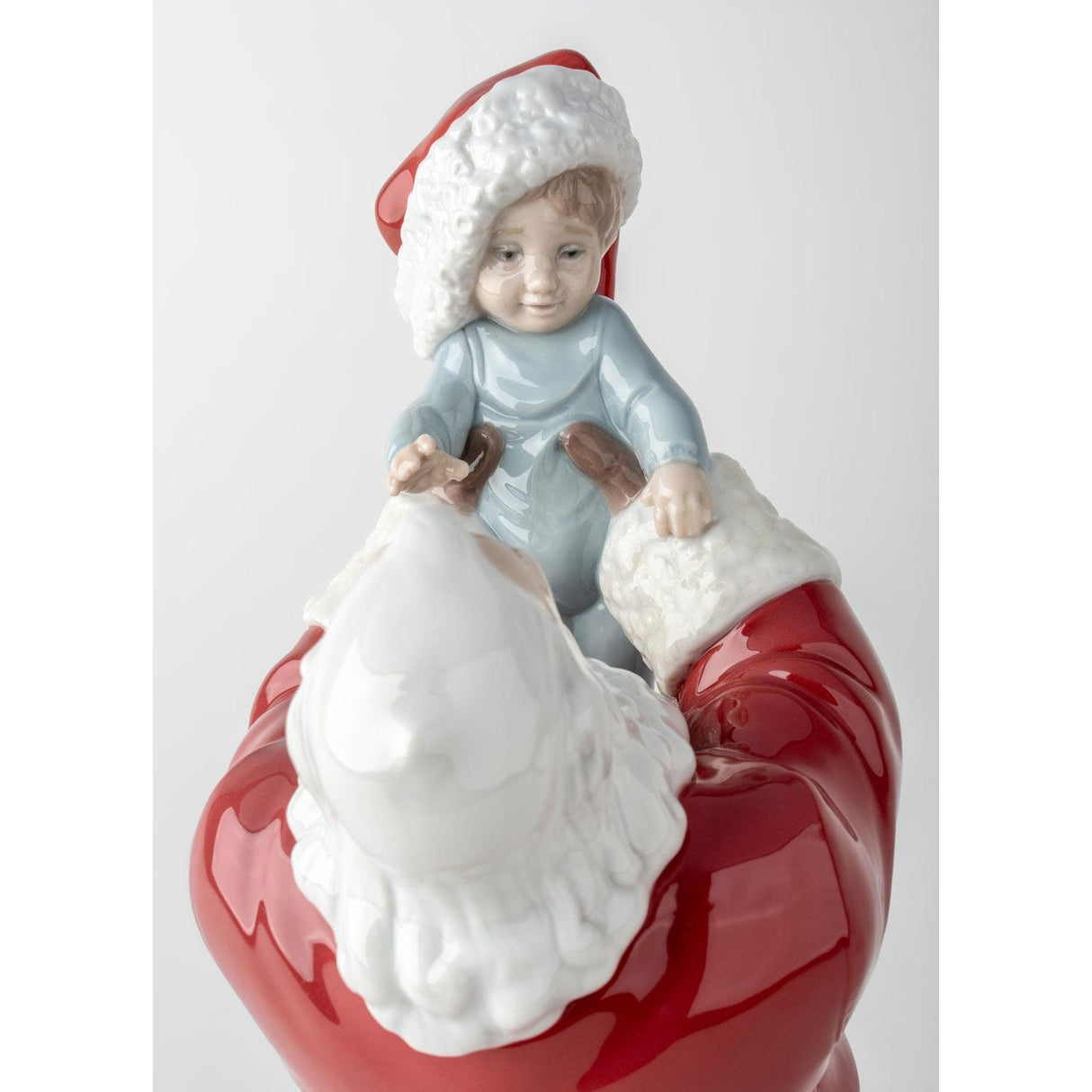 LLADRO' Buon Natale Babbo Natale! Scultura 38x13cm Porcellana
