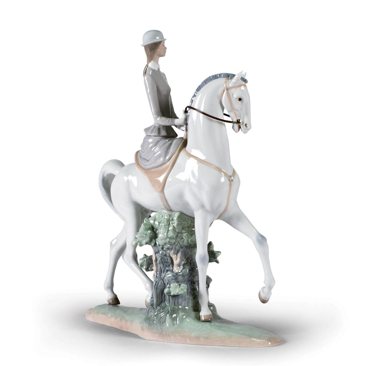 LLADRO' Figurina Amazzone 45x37cm Porcellana