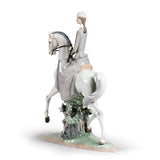 LLADRO' Figurina Amazzone 45x37cm Porcellana