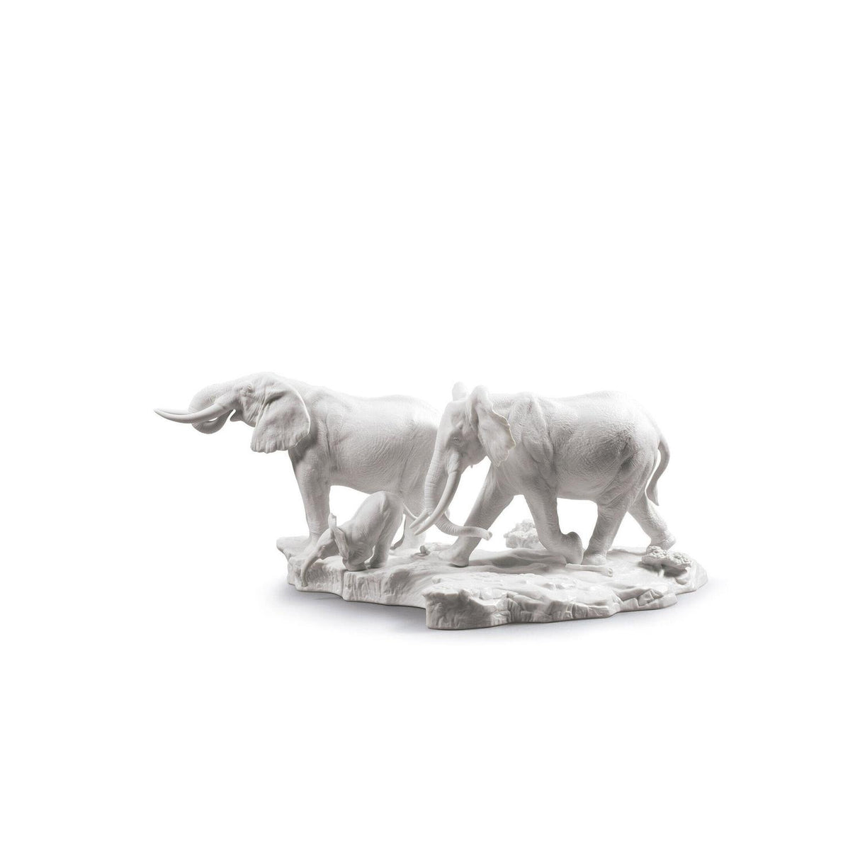 LLADRO' Scultura Savana Africana Animali Selvatici 29x120cm Porcellana