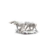 LLADRO' Scultura Savana Africana Animali Selvatici 29x120cm Porcellana