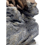 LLADRO' Figurina Leone in Agguato 29x31cm Porcellana
