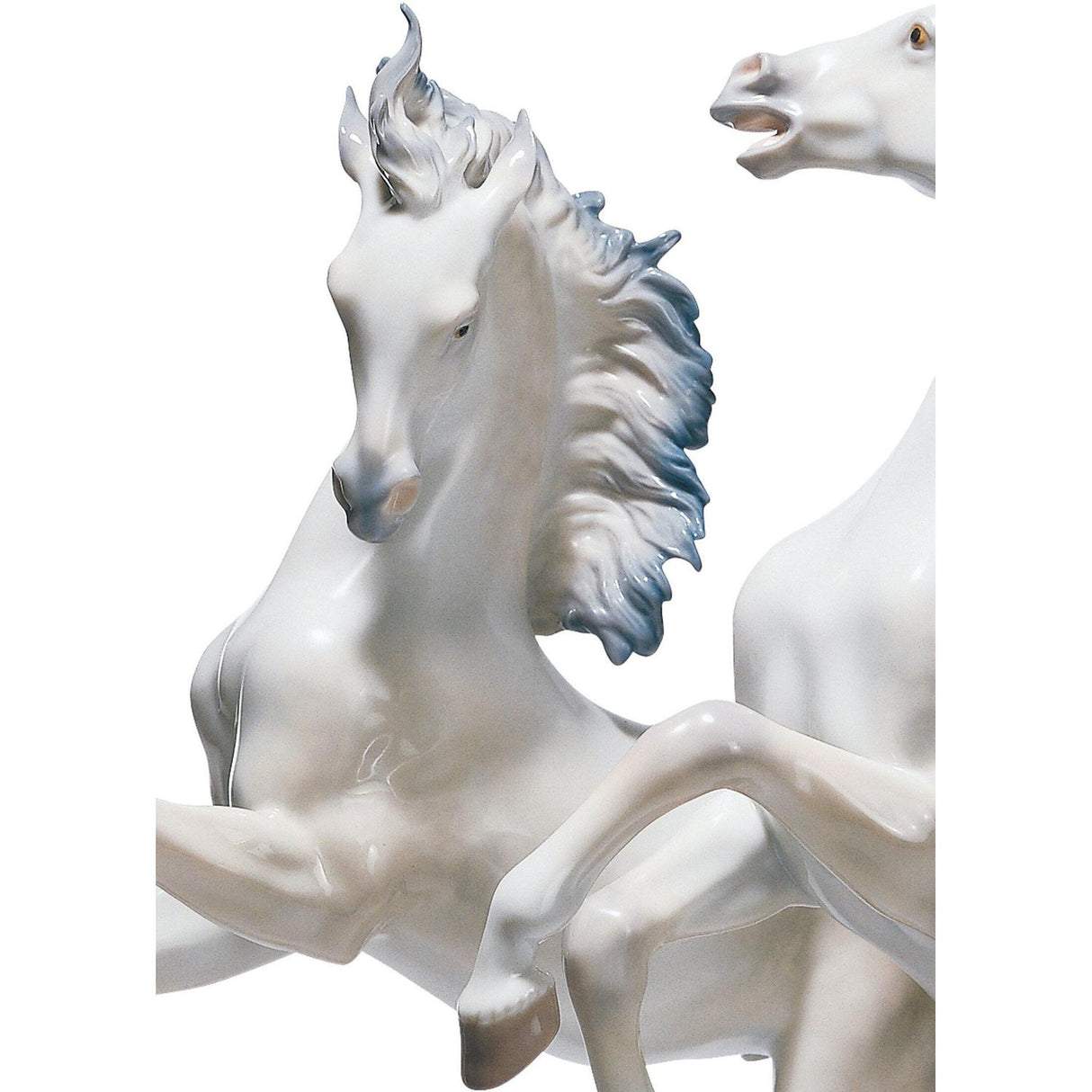 LLADRO' Scultura Cavalli Liberi Come Il Vento Edizione Limitata 53x47cm Porcellana
