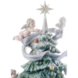 LLADRO' Scultura Grande Albero di Natale Edizione Limitata 47x26cm Porcellana