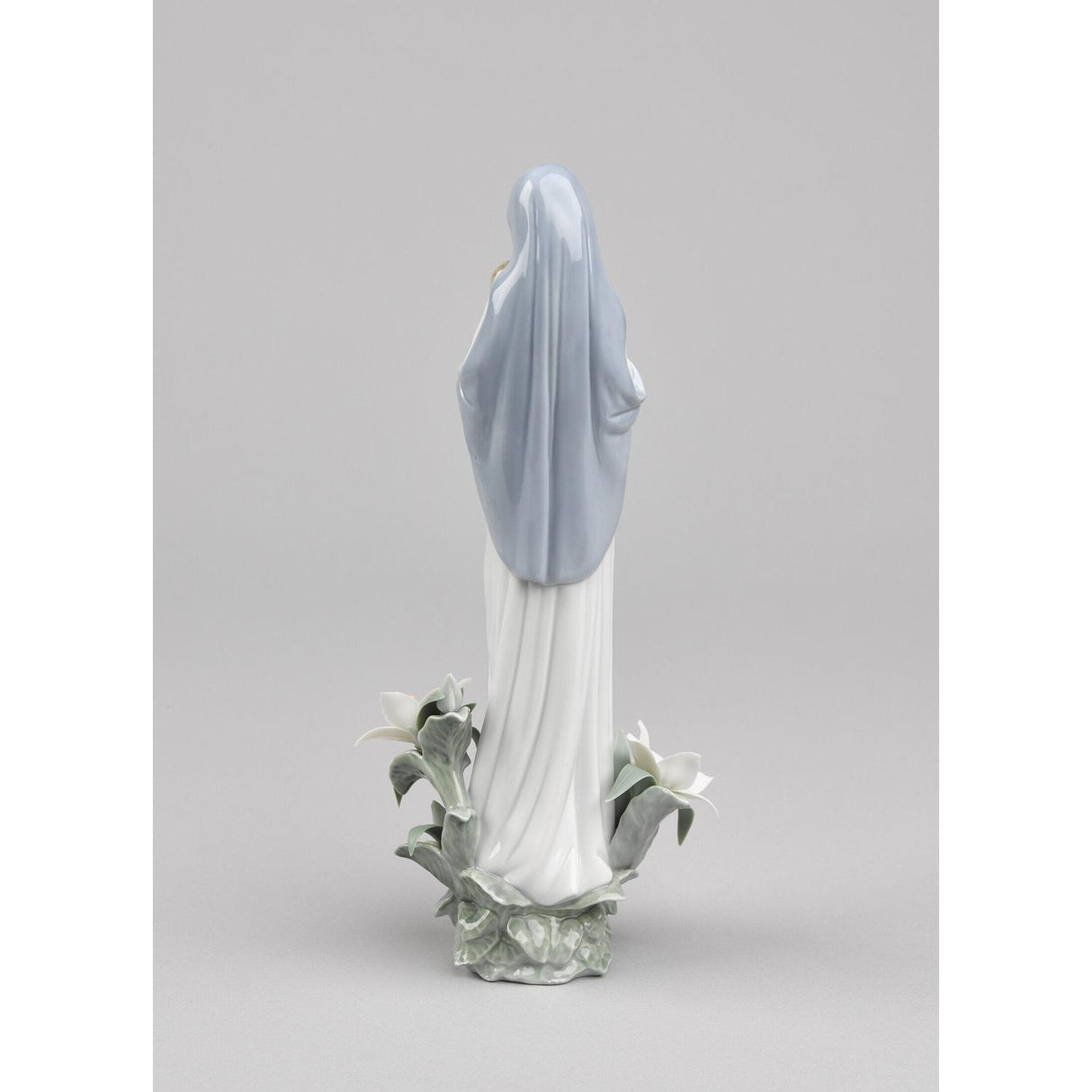 LLADRO' Figurina Madonna Dei Fiori 33x14cm Porcellana
