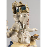 LLADRO' Figura Lord Ganesha 24x16cm Porcellana