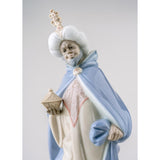 LLADRO' Figurina Natività Re Baldassarre II 33x15cm Porcellana