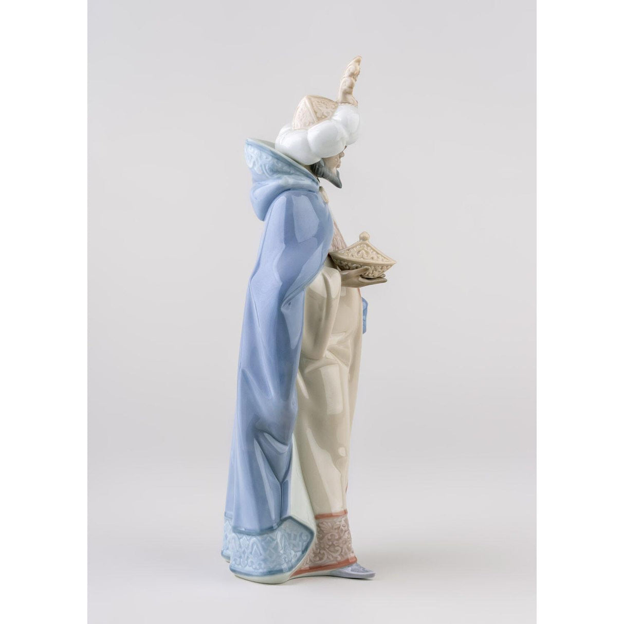 LLADRO' Figurina Natività Re Baldassarre II 33x15cm Porcellana