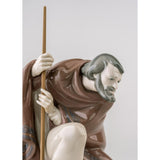 LLADRO' Set Natività Bianco Natale 22x44cm Porcellana