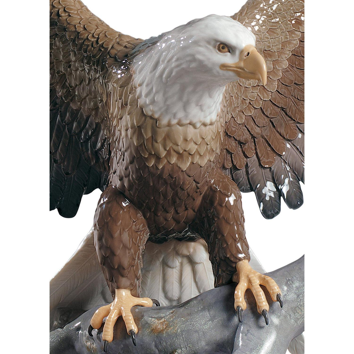 LLADRO' Scultura Aquila 48x57cm Porcellana